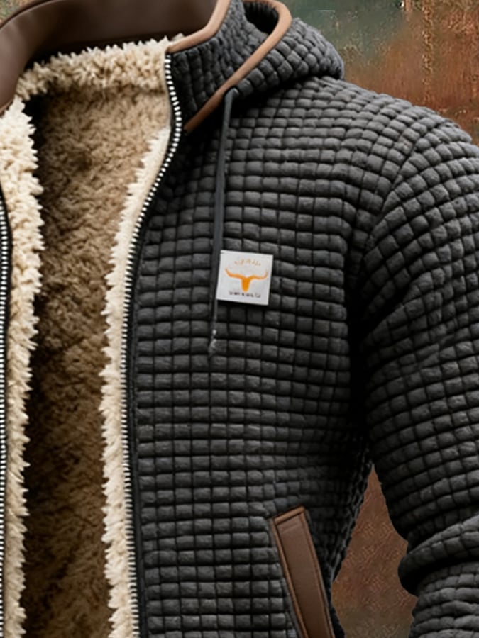 Jackson | Quilted Sherpa Lined Hoodie