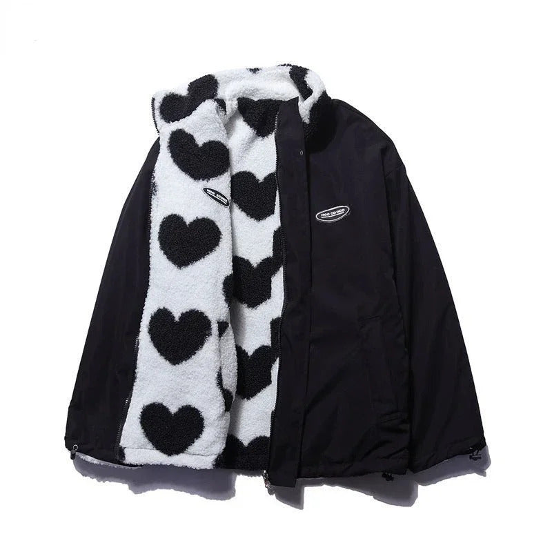 Katharina™ | Reversible Heart Pattern Jacket