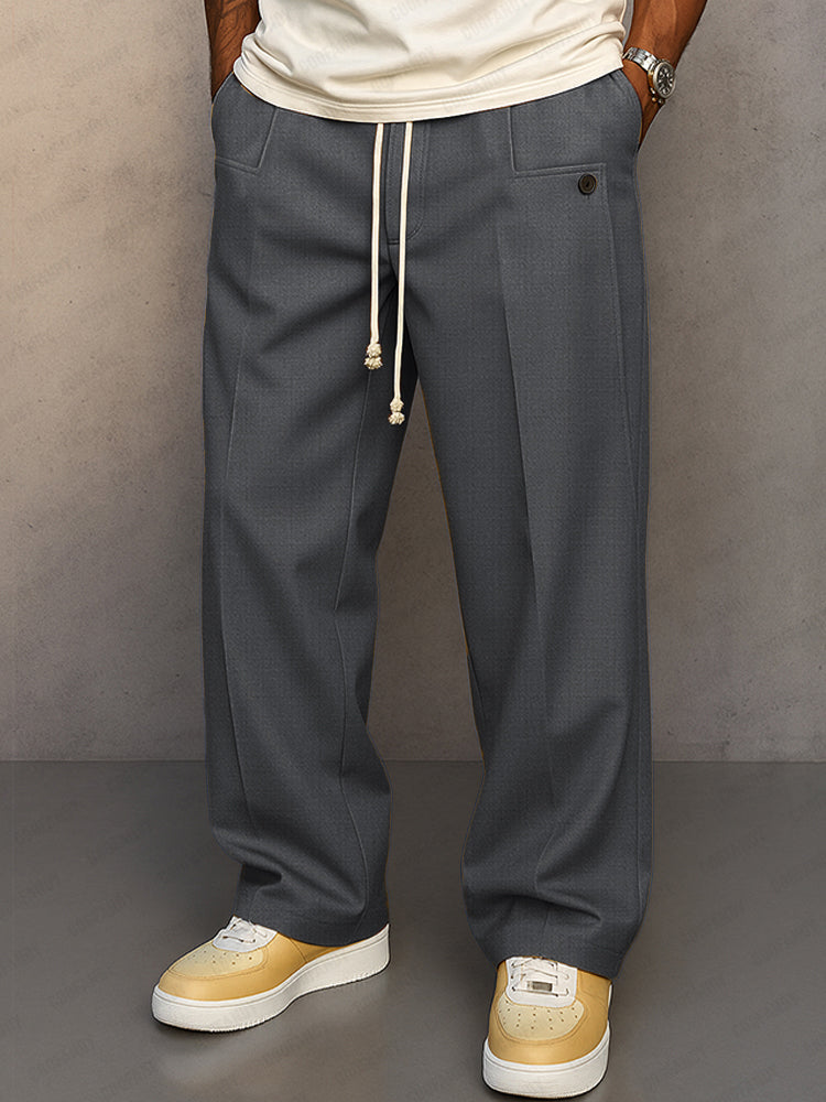 Rinaldo™ – Elegant Pants with Urban Style Drawstring