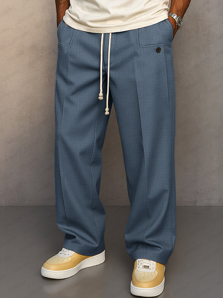 Rinaldo™ – Elegant Pants with Urban Style Drawstring