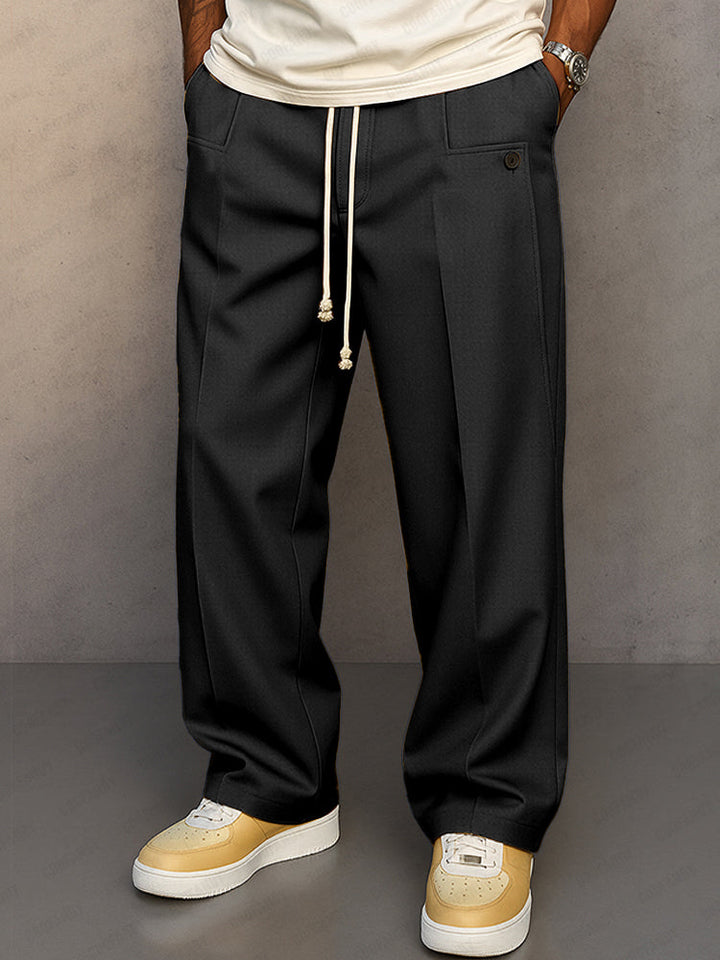 Rinaldo™ – Elegant Pants with Urban Style Drawstring