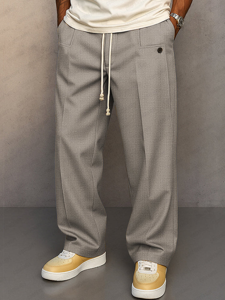 Rinaldo™ – Elegant Pants with Urban Style Drawstring