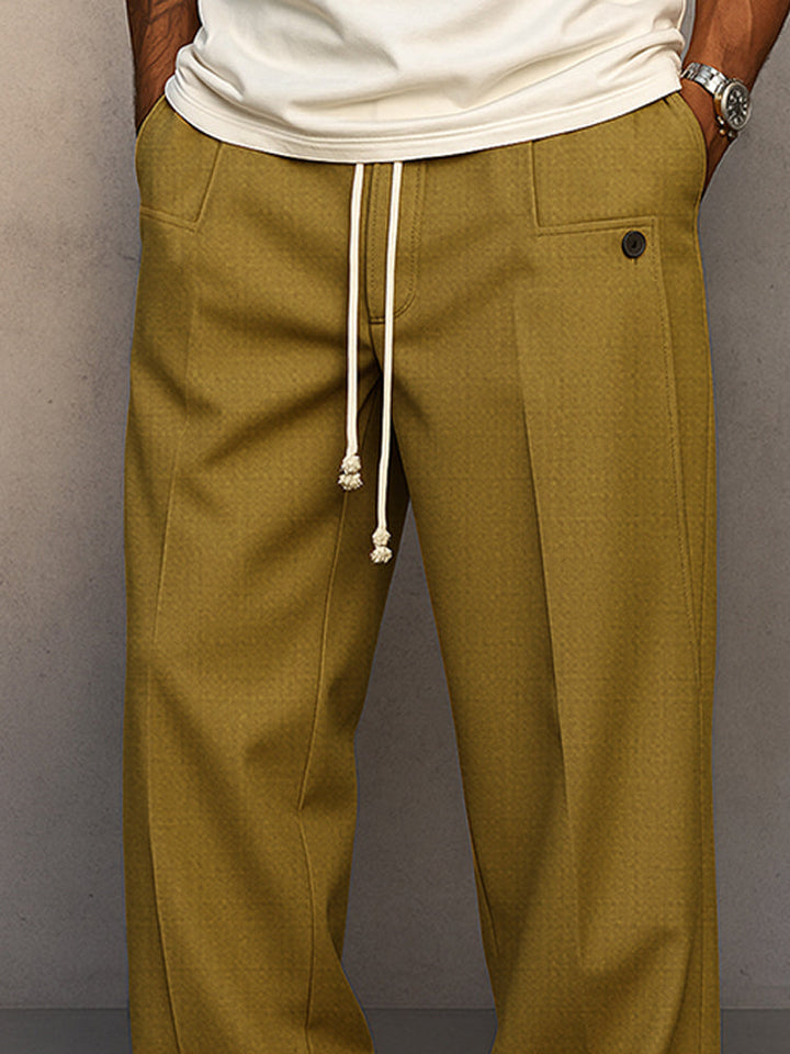 Rinaldo™ – Elegant Pants with Urban Style Drawstring