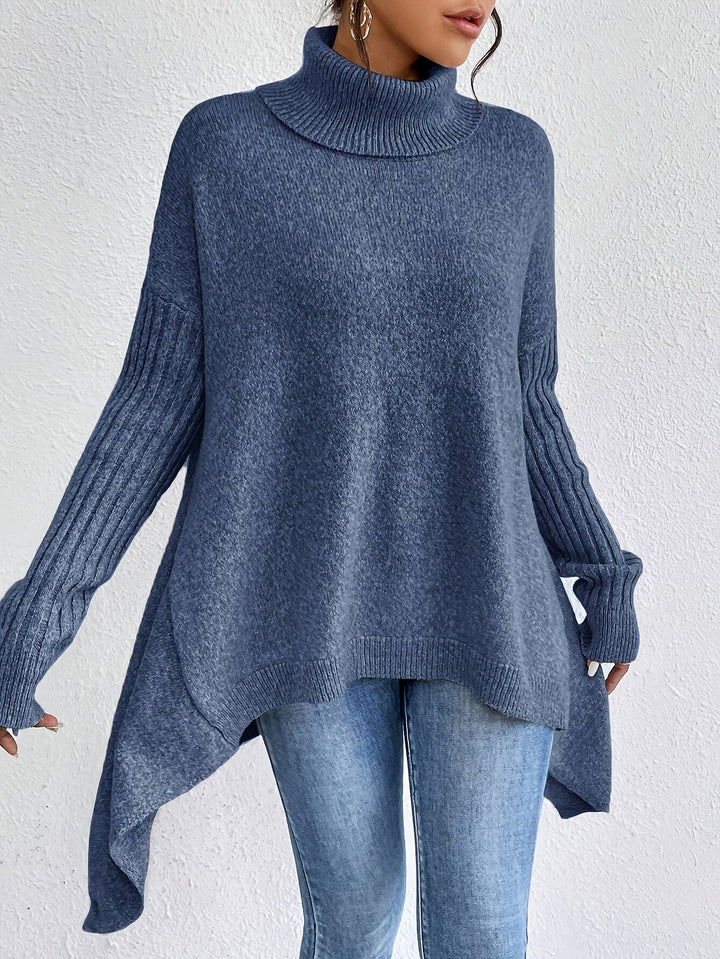 Laila™ | Oversized Polo Sweater