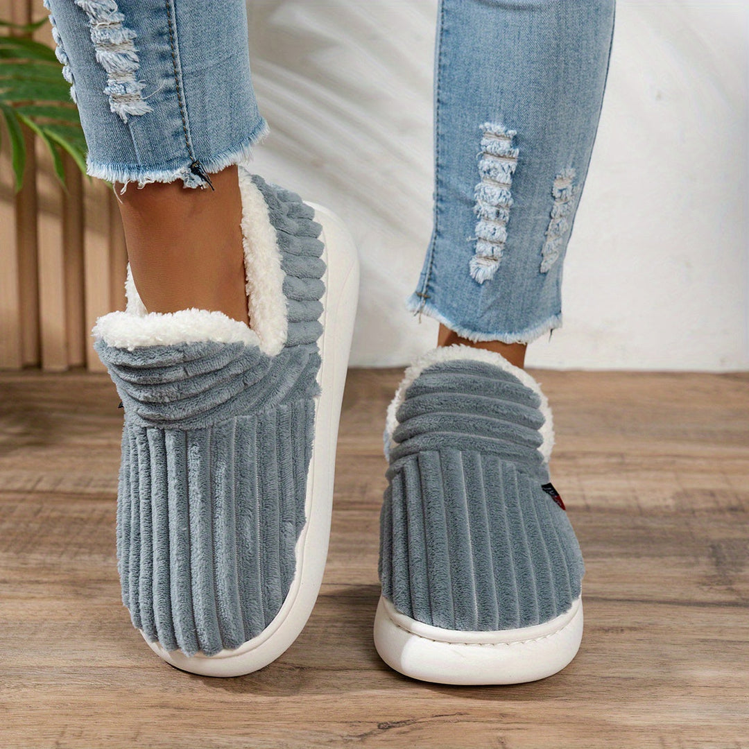 Harper | Cozy Plush Winter Slippers