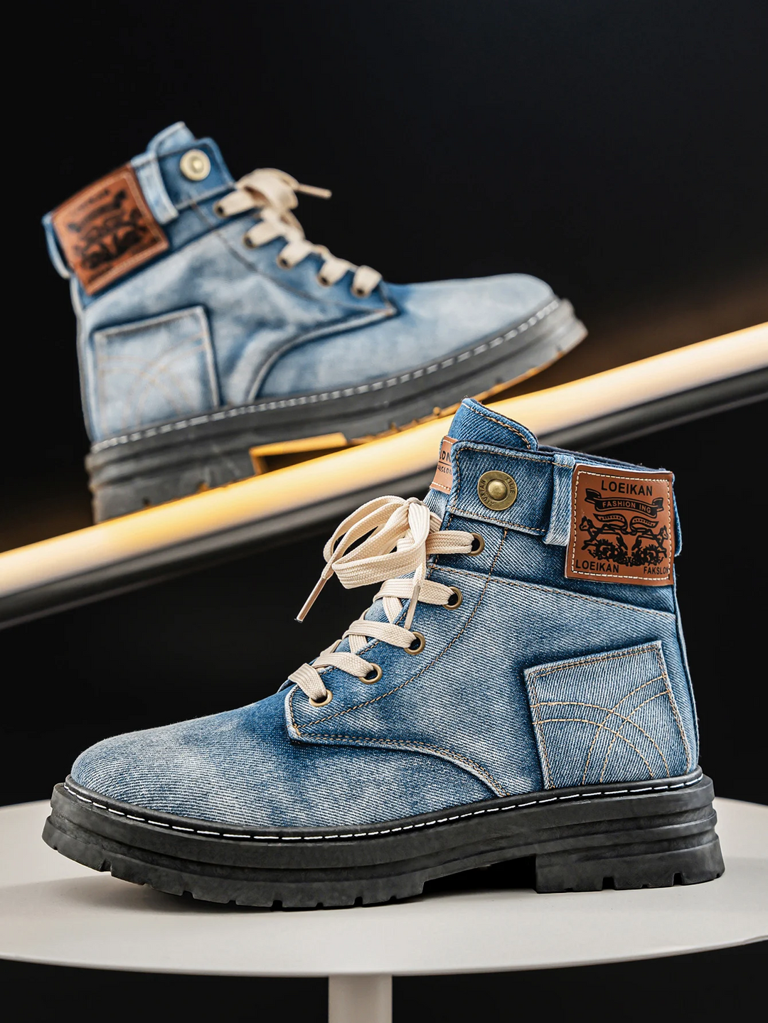 Cantara — Denim High-Tops