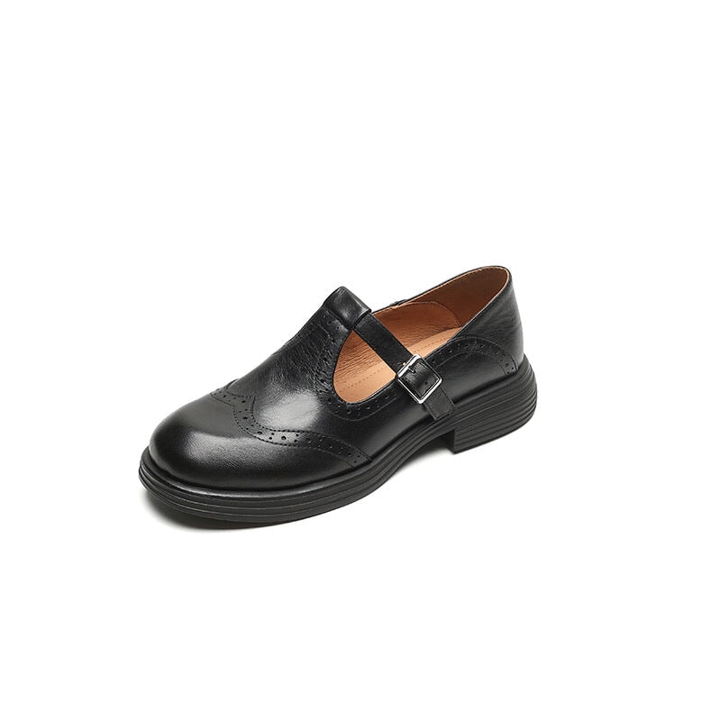 Harper | Classic Leather Mary Jane Shoes