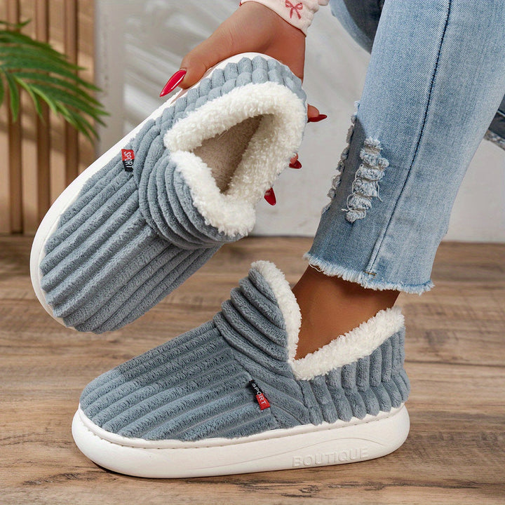 Harper | Cozy Plush Winter Slippers