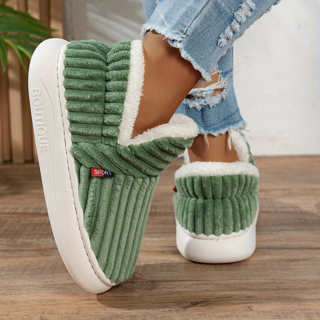 Harper | Cozy Plush Winter Slippers