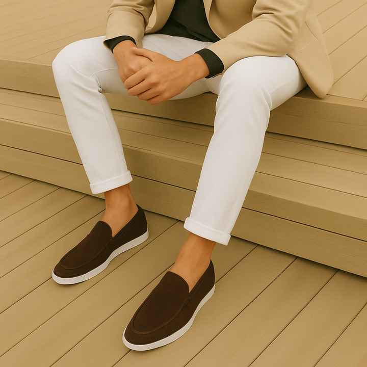 Elegant Suede Moccasins