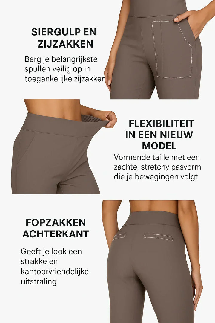 Calista | Elegant pants in soft jersey