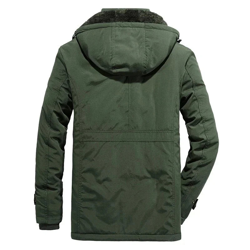 Bjorn - Warm Men's Fleece Winter Jacket Made of Premium Wool Blend