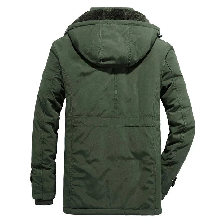 Bjorn - Warm Men's Fleece Winter Jacket Made of Premium Wool Blend
