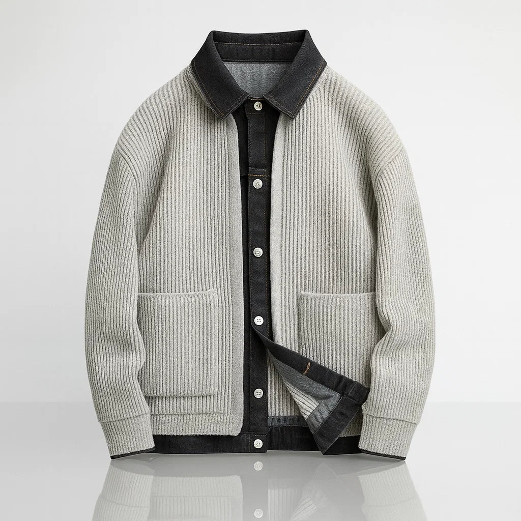 Mason | Button-Up Knit Jacket Cardigan